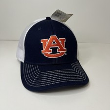 NWT Auburn University Tigers The Game Trucker SnapBack Hat Blue White Big Logo