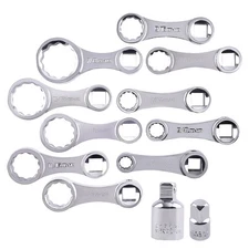 12-Point Socket Torque Adapter Set 12PC SAE 3/8" Drive Extension Kit 5/16"-1"