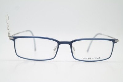 Vintage Brille Marc O Polo 3555 311 Blau Silber Eckig Brillengestell eyeglasses