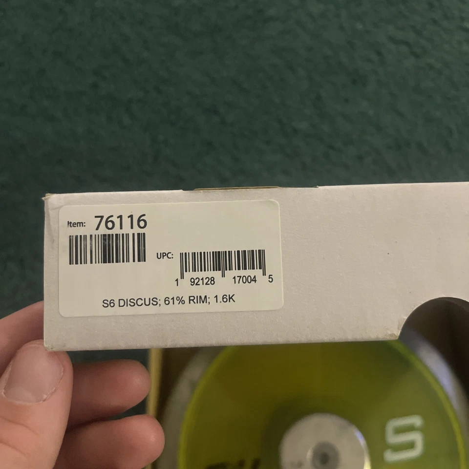 Gill Athletics S6 1,6 К дискус низкий спин 61% вес обода  - Изображение 3 из 4