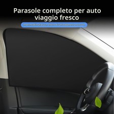 Tendine Parasole Auto Blocco Raggi Uv Finestrini Laterali Protezione Privacy - Miniatura 2