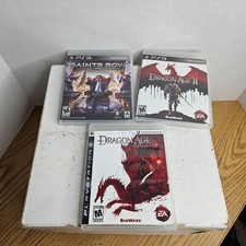 PS3 Game Lot of 3: Saints Row IV, Dragon Age II/Origins