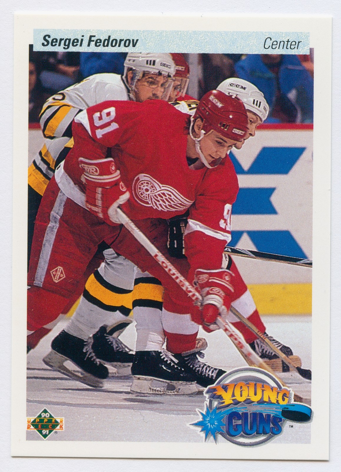 Sergei Fedorov #525 - 1990-91 Upper Deck French Hockey - Detroit Red Wings