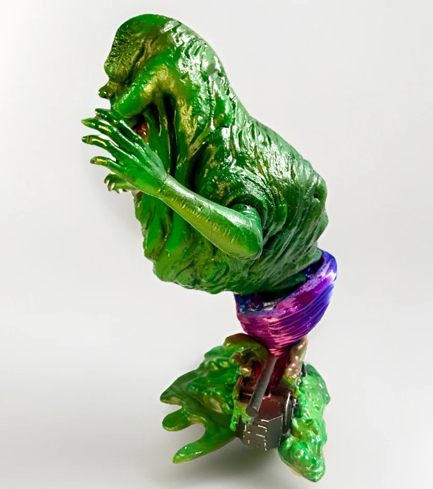 Ghostbusters Slimer Statue With Ecto Plasm & Trap Hand Painted Statue Christmas - Image 4 of 4