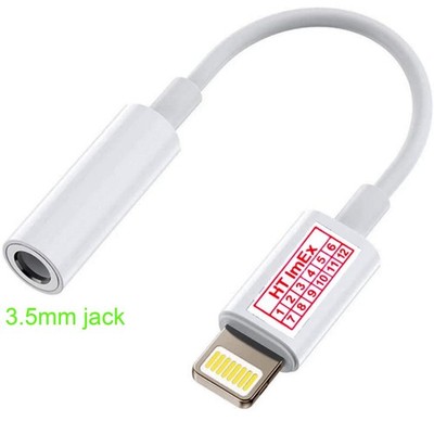 Adapter converter to AUX 3,5 Headphone Audio cable für iPhone 8 / 8 Plus Handy