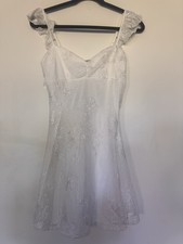 Absolutely Gorgeous NWT/ Never Worn Windsor S Large White Dress With Butterflies