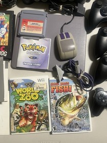 Nintendo 64 Gray Console + Gaming Lot. SNES, Xbox, PlayStation, Untested