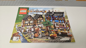 (OK O3/1) Lego building instructions Castle 10193 Medieval Market Village