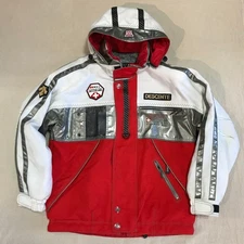 DESCENTE VINTAGE " SWITZER LAND NATIONAL TEAM" SKI JACKET  MADE INJAPAN SIZE=M