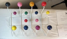 Herman Miller Charles Ray Eames MCM Hang It All Wall Coat Rack Mid Century COA