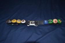 Little Earth Bottle Cap Belt Sz 32-36 Soda Caps Seatbelt Buckle Little earth