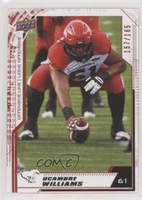 2020 Upper Deck CFL Red 157/165 Ucambre Williams #41 r6v