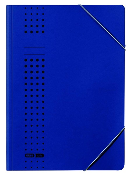 Elba Eckspanner Mappe Chic, FüR A4, Aus Karton, Dunkelblau, 25Er Pack Dunkelblau-image