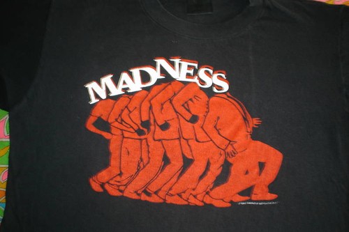 MADNESS RARE VINTAGE 1983 USA CONCERT SHIRT SKA NUTTY BOYS - Picture 1 of 5