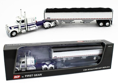 2023 DCP 1:64 *WHITE & PURPLE* Peterbilt 389 63