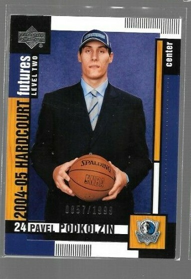 2004-05 Upper Deck Hardcourt Futures Pavel Podkolzin #111 #'d 0857