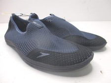 Speedo Kids Size 4-5 Junior Navy Blue Surfwalker Knit Water Shoes