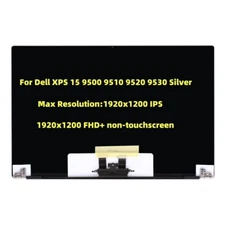 For Dell XPS 15 9500 9510 Precision 5550 5560 LCD Screen Assembly GMW9D FKR1K