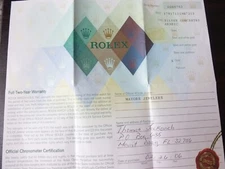 100% original Rolex reference 179171  Paper from 2006