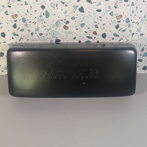 Polo Ralph Lauren Designer Hard Clamshell Eyeglass Case Black