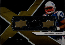 Ben Watson (Patriots) 2008 UD SPX Game-Winning Materials Triple Game Jerseys/99