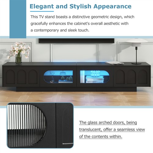 TV Stand Cabinet Entertainment Center TV Media Console Table for TV up to 95in - Picture 17 of 48
