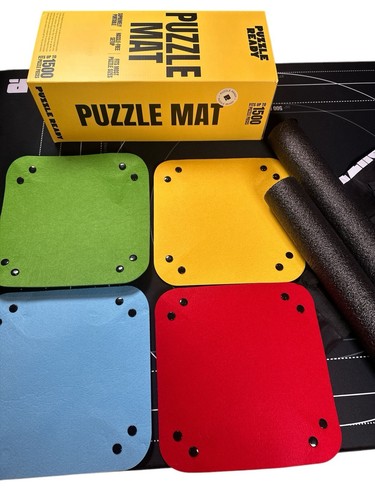 Puzzle Ready Roll Up Mat Size 46”x29.5” Portable Organizer 1500 Pcs Jigsaw New