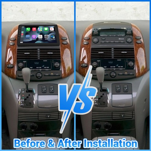 Apple CarPlay para Toyota Sienna 2004-2010 radio de coche estéreo GPS navegación Android 13 - Imagen 4 de 20