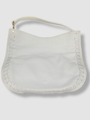 $130 Neiman Marcus Women's White Travel Shoulder Crossbody Bag Purse
