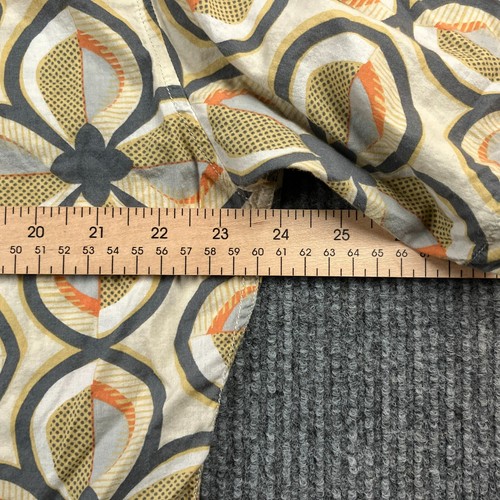 Reyn Spooner Hawaiian Shirt Mens XL Beige Floral Geometric AOP Aloha Lightweight - 第 17/19 張圖片