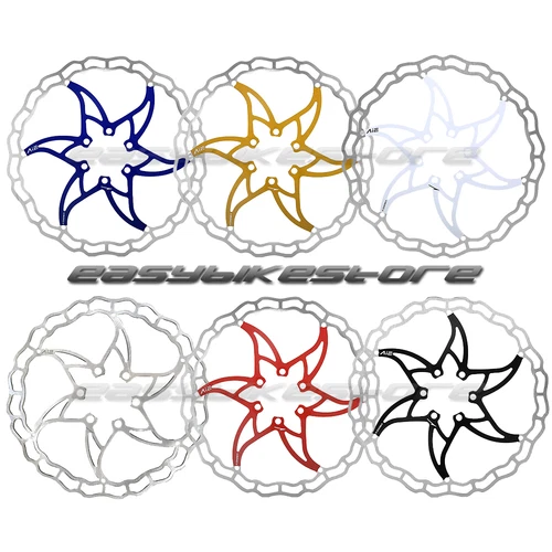 ASHIMA Ai2 T Lightest Disc Brake Rotor 160mm 180mm 73g Bike red gold black blue