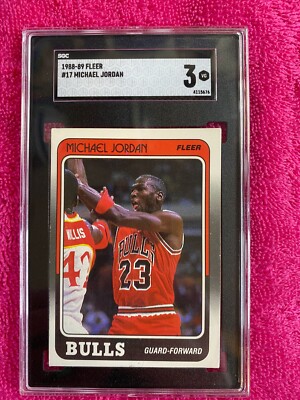 1988 Fleer Michael Jordan #17 Chicago Bulls SGC