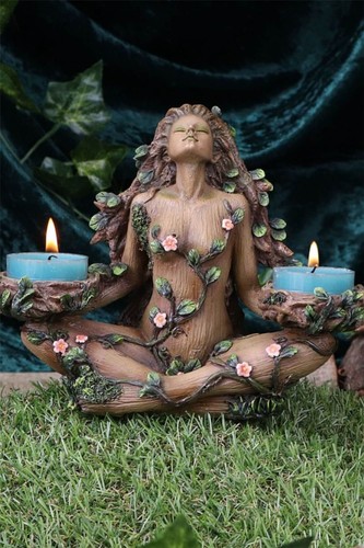 Candelabro Balance of Nature Tealight Holder Némesis Now Enchanted Tree Spirit - Imagen 9 de 9