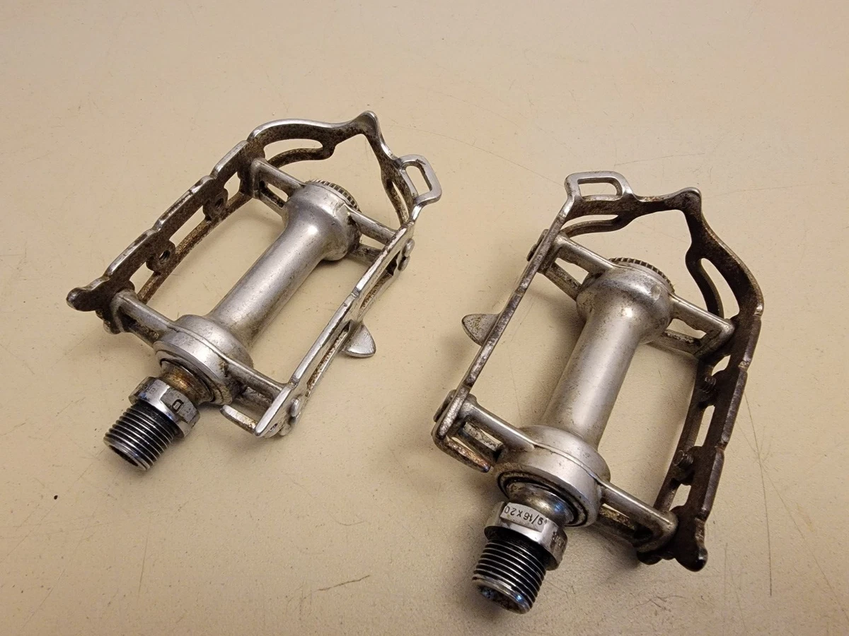 Vintage Campagnolo Nuovo Record Bicycle Pedals 9 16
