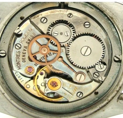 ROLEX 34mm MENs STAINLESS STEEL OYSTERDATE MANUAL WIND WATCH 6694 C. 1962 - Picture 7 of 8