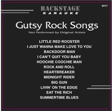 Karaoke Backstage CD G Gusty Rock Songs 4417 Heartbreaker,Summertime Blues 