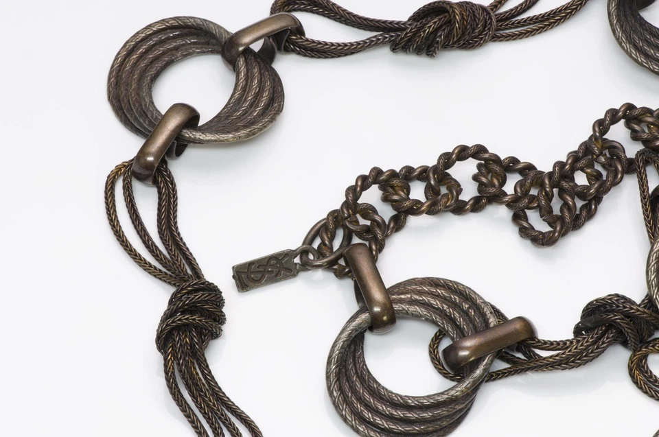 Cinturón de cadena Yves Saint Laurent YSL Foto 3 de 3