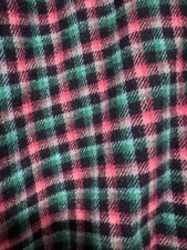 Talbots Womens Size 6 Navy Green Pink Plaid Laine Wool Blend Skirt NWT 99