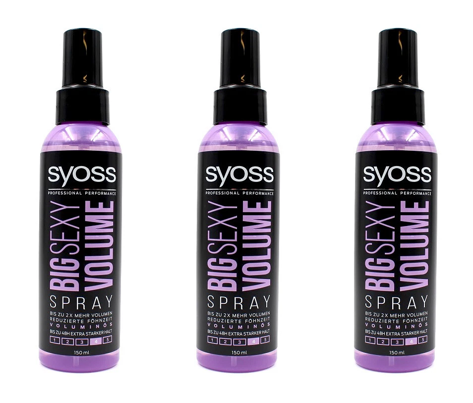 Syoss Big Sexy Volume Spray , 3x150ml EAN4015100711042