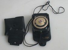 ART DECO LIGHT METER ATTACHMENT WITH MANUAL AND CASES OR DISPLAY
