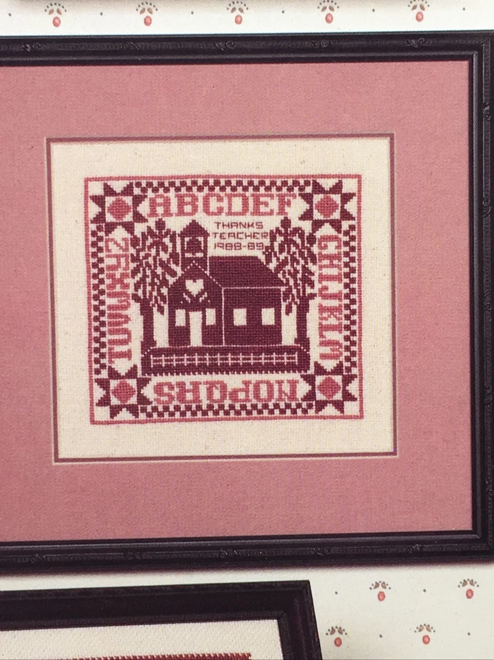 Canterbury Designs Thanks Teacher #23 Cross Stitch Patterns Schools Heart Quilt - Image 3 of 4