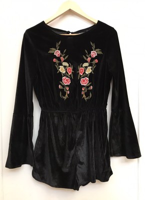 long sleeve short playsuit