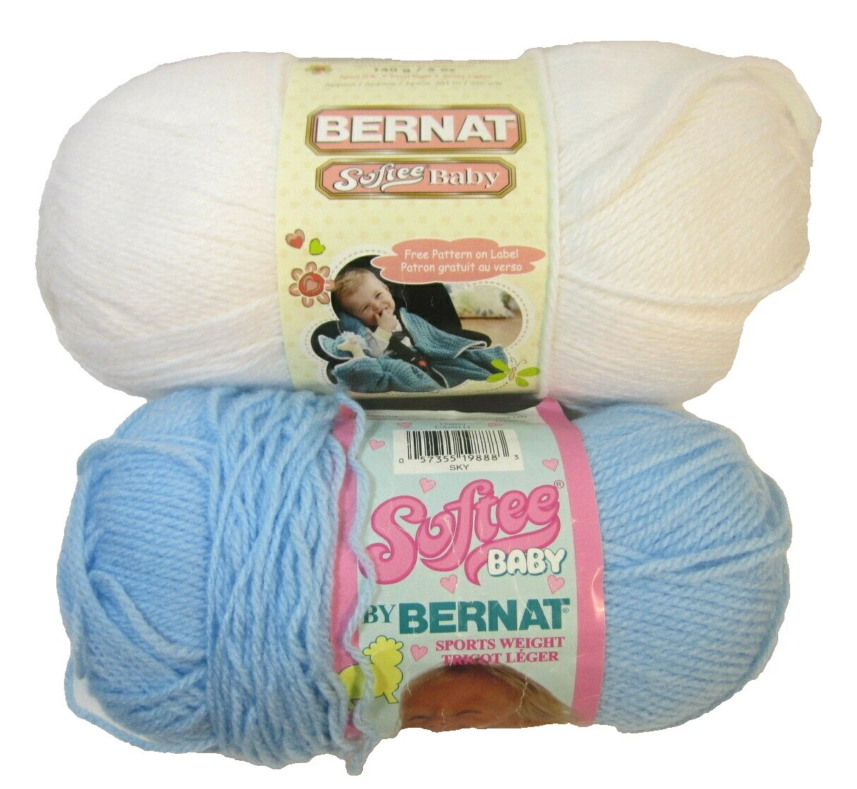 Lote Mezclado Bernat Bebé/Niño hilos tejidos y Croché