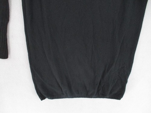 Sonya Hopkins Dress Womens Small Black Cashmere Turtle Neck Long Sleeve Designer - Picture 4 of 19