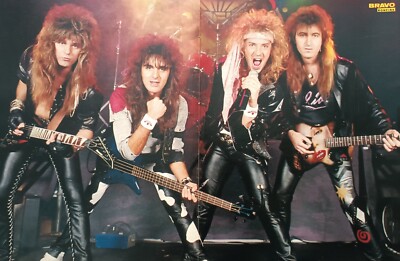 BONFIRE - A3 Poster 42x28cm - Clippings Fan Sammlung 80er Vintage Plakat BRAVO