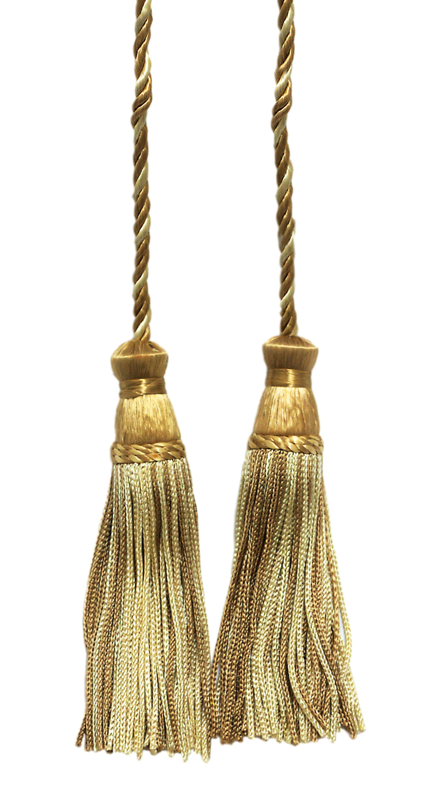Curtain Tieback, Style# CDCT, Color# 3432 - Blonde Beige [Set of 12]