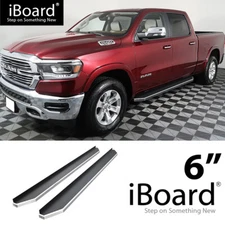 APS Running Board Polished 6" Fit Dodge Ram 1500 Crew Cab 19-25