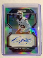 2023 Panini Prizm Draft Picks Silver Prizm Darien Butler #RA-DBU Auto (2)