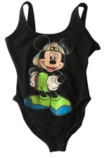 VTG Disney MICKEY MOUSE Women s One Piece Swimsuit Mickey Unlimited Size 7/8