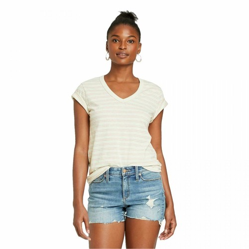V-Neck T-Shirt. 561668 BLUE 